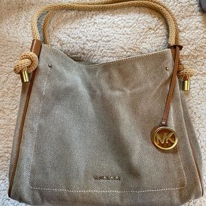 Michael KORS Canvas Shoulder Purse
